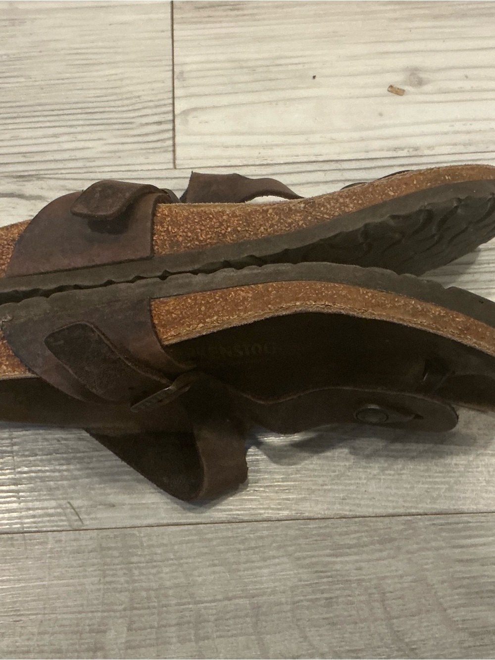 Birkenstock Gizeh mocha oil leather t-strap sandals size 40/9 - Picture 8 of 8